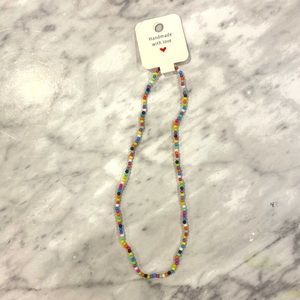 Multi-colored choker.